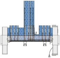 Deep T-shape gauging system