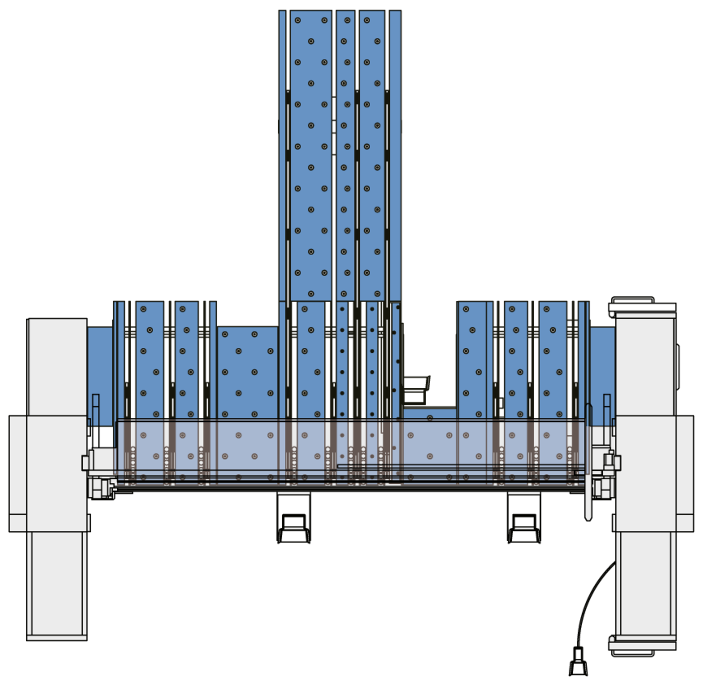 Deep T-shape gauging system